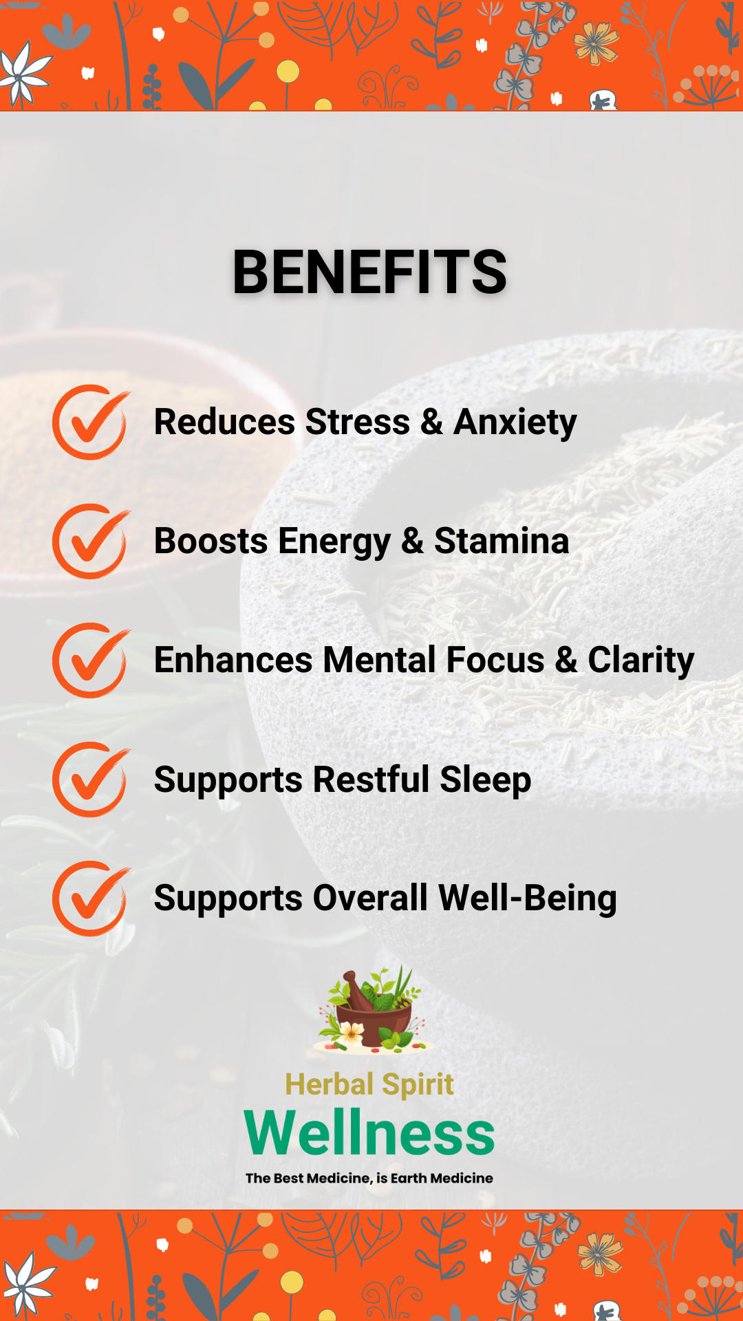 Herbal Spirit Wellness Ashwaganda Capsules