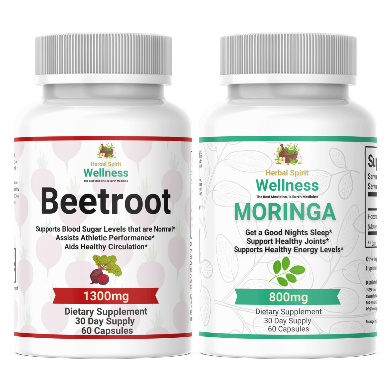 Herbal Spirit Wellness Beetroot + Moringa