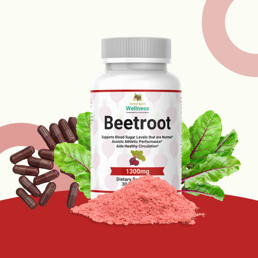 Herbal Spirit Wellness Beetroot Energy Capsules